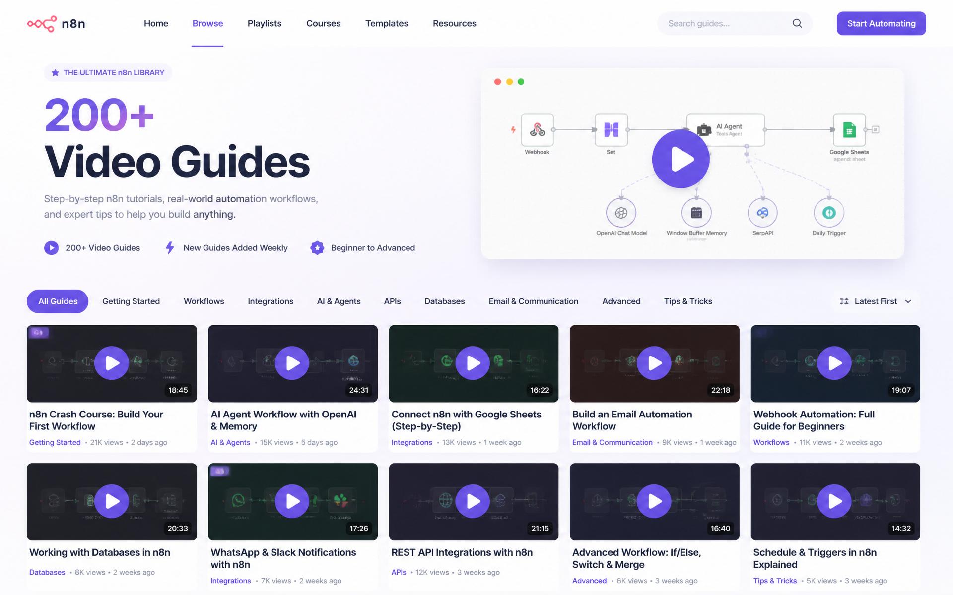 200+ Video Guides